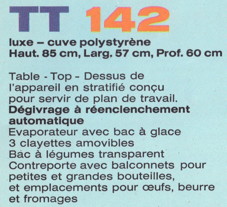description tt 142