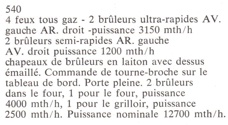 descriptif 540