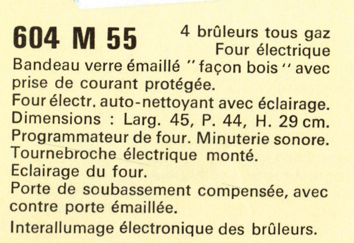 des 604 m 55