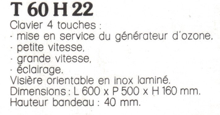 des t 60 h 22
