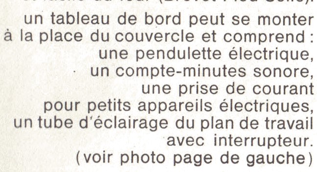 descriptif tableau de bord