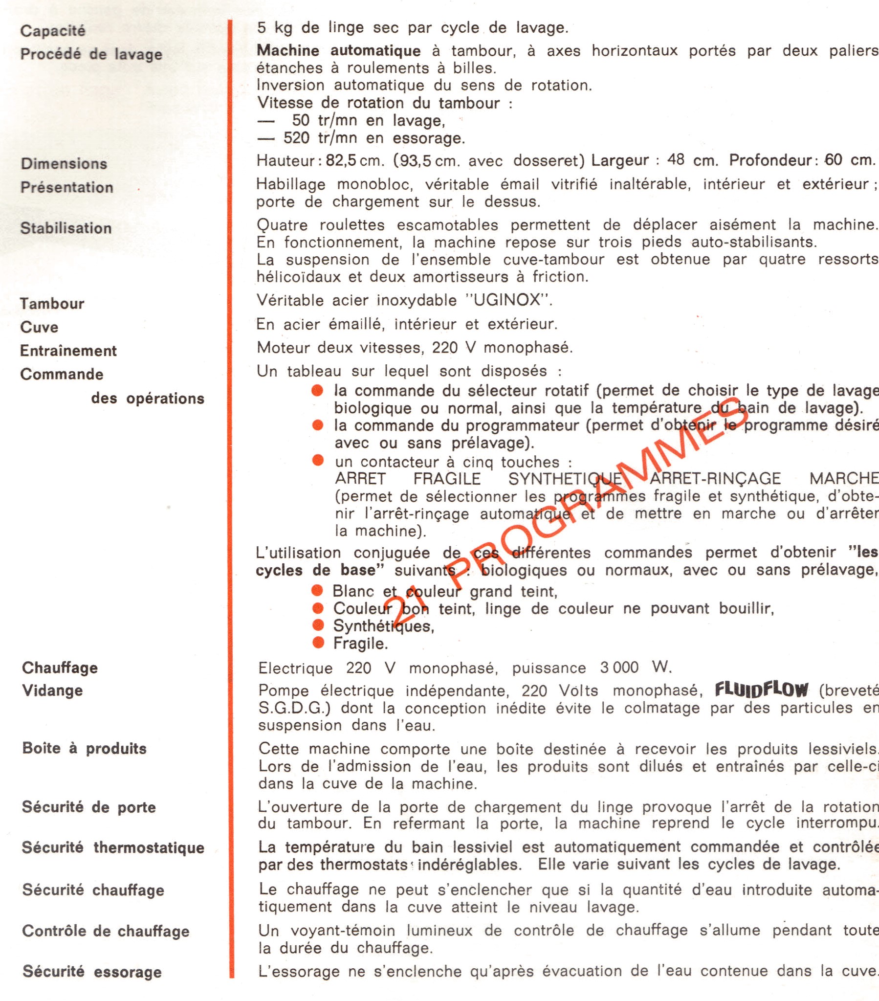 fiche technique ta 1527