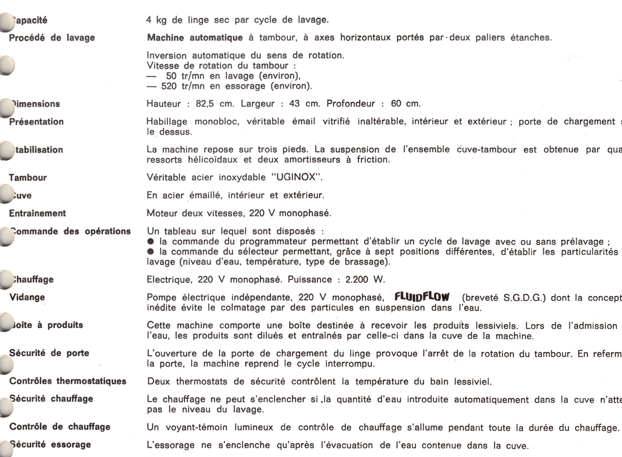 fiche technique ta 3418