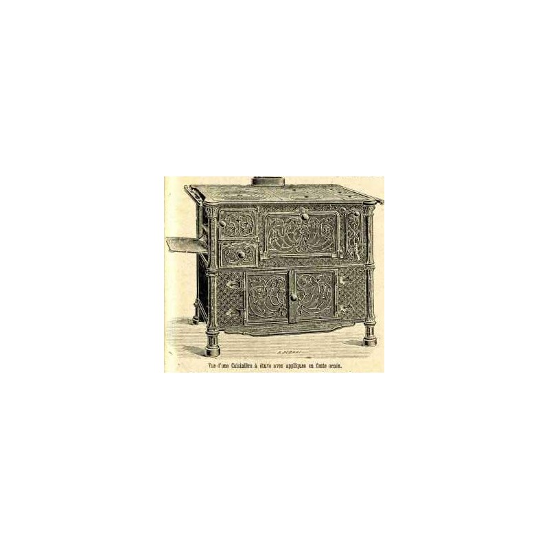 Cuisinières fonte 4 trous n°669