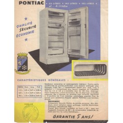 Réfrigérateurs hermétiques Pontiac