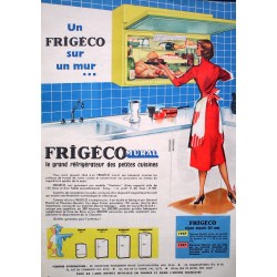 pub réfrigérateur frigeco