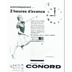 pub lave linge Conord