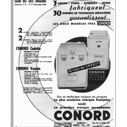 pub lave linge conord