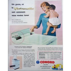 pub lave linge Conord 1958