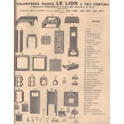 éclatée le lion