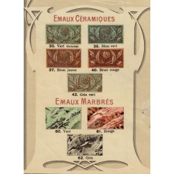 émaux céramique