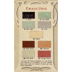 émaux unis