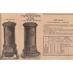 Calorifères n°182 à 187