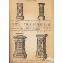 Calorifères N° 1  2 3  1893
