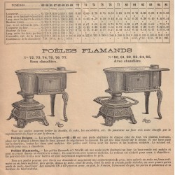 Poêles flamands 1896