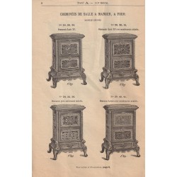 Cheminées de salle à manger