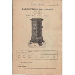 Calorifère de sûreté