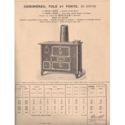 Cuisinières Du Centre 1909