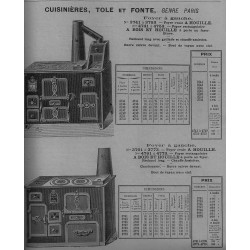 cuisinière tôle et fonte paris 1906