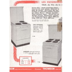 cuisinières Thomson 1957