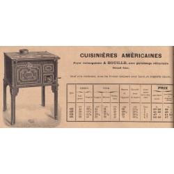 Cuisinières Fonte Américaines 1906