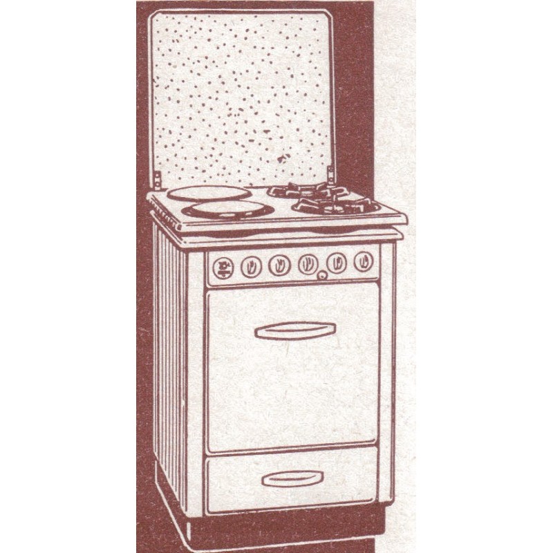 cuisinière monobloc 1954