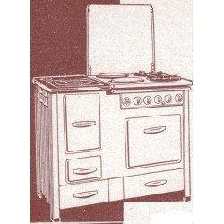 Cuisinière tous combustible 1954