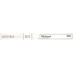 pièces réchaud 920