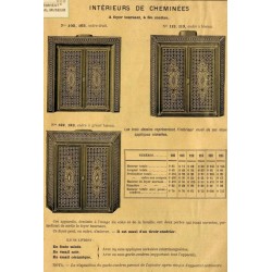 intérieurs de cheminées 1898