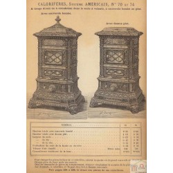 Calorifères Américain page 233  1893