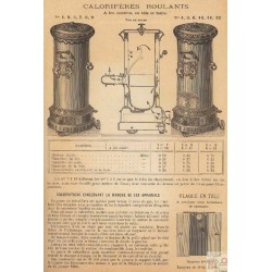 Calorifère roulant  page 222  1893