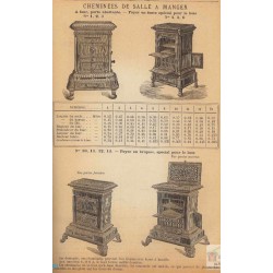 Cheminées de salle à manger 1893