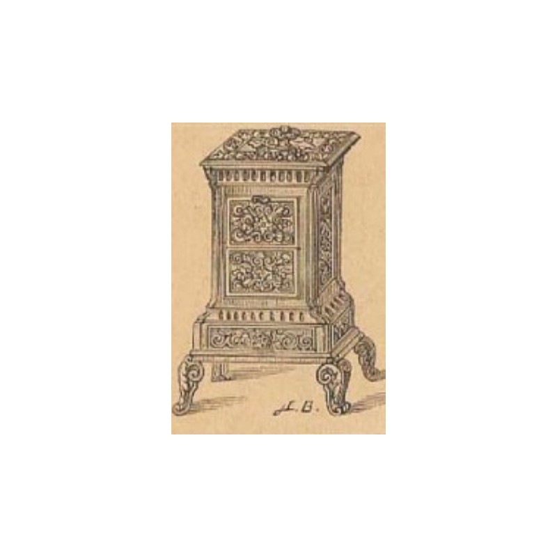 Poêles à socle Carrés n°1