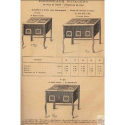 Fourneaux Potagers page 108  1893