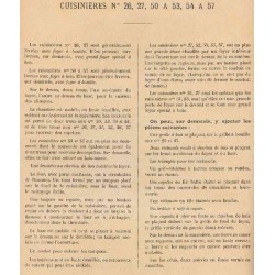 caractéristiques cuisinières