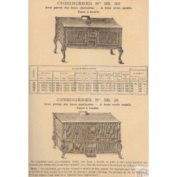 Cuisinières Fonte page 124  1893