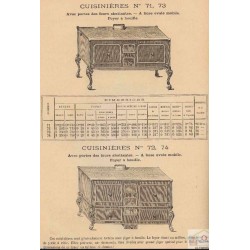 Cuisinières Fonte page 127  1893