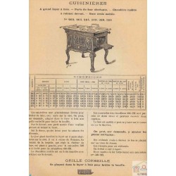 Cuisinières Fonte page 161  1893