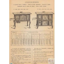 Cuisinières Fonte page 167  1893