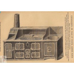 Cuisinière tole et fonte Paris 1893