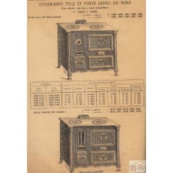 Cuisinières tôle et fonte Nord