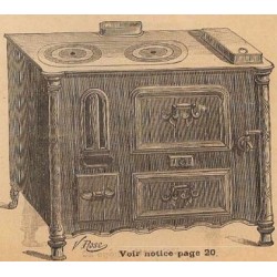 Cuisinières tôle et fonte Nord N°1062