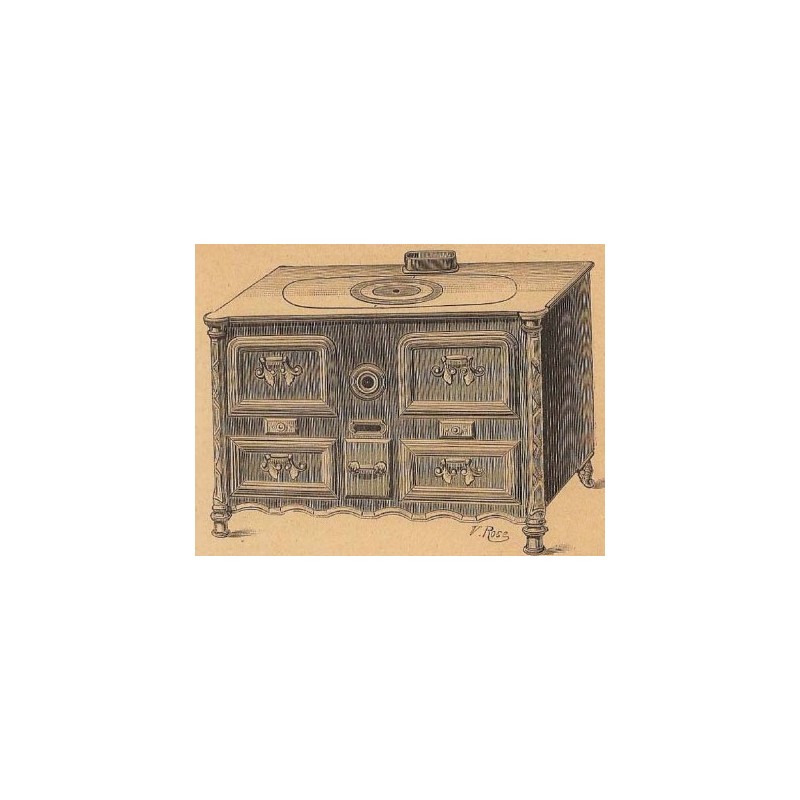 Cuisinières tôle et fonte Nord N°1095