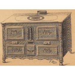 Cuisinières tôle et fonte Nord N°1099
