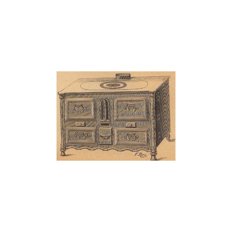 Cuisinières tôle et fonte Nord N°1099