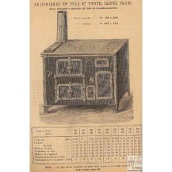 Cuisinières tôle et fonte Paris page 35