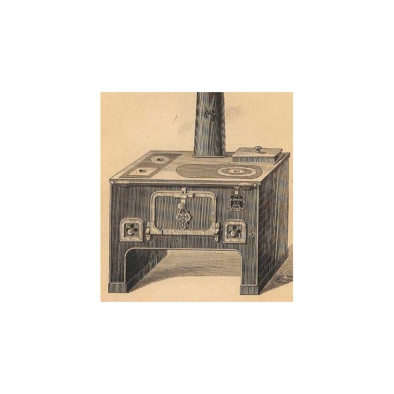 Cuisinières tôle et fonte Paris N° 2254