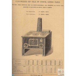 Cuisinières tôle et fonte Paris page 46