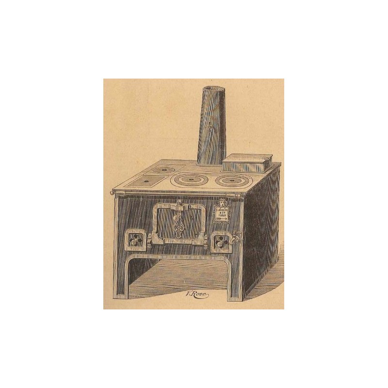 Cuisinières tôle et fonte Paris n°1256
