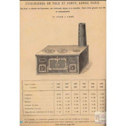 Cuisinières tôle et fonte Paris page 47
